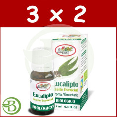 Pack 3x2 Aceite Esencial de Eucalipto Bio 12Ml. El Granero