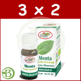 Pack 3x2 Aceite Esencial de Menta Bio 12Ml. El Granero
