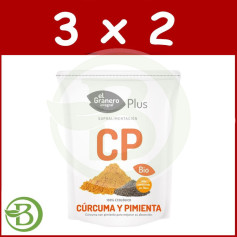Pack 3x2 Cúrcuma y Pimienta 200Gr. El Granero