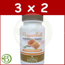 Pack 3x2 Propolbell 120 Comprimidos Jellybell