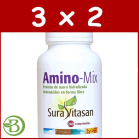 Pack 3x2 Amino-Mix 240 Comprimidos Sura Vitasan