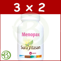 Pack 3x2 Menopax 60 Cápsulas Sura Vitasan