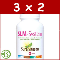 Pack 3x2 SLM-System 60 Cápsulas Sura Vitasan