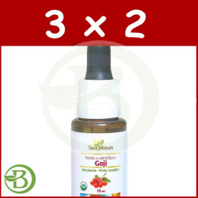 Pack 3x2 Aceite De Semillas De Goji 15Ml. Sura Vitasan