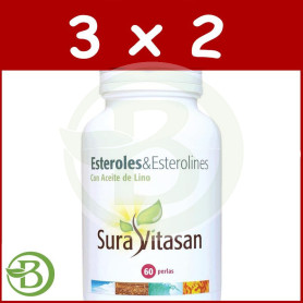 Pack 3x2 Esteroles y Esterolines Sura Vitasan