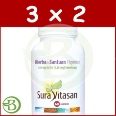 Pack 3x2 Hierba de San Juan Hipérico Sura Vitasan