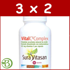 Pack 3x2 Vital C8 Complex 45 Cápsulas Sura Vitasan