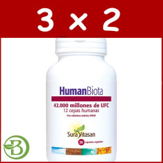 Pack 3x2 Human Biota 30 Cápsulas Sura Vitasan