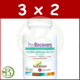 Pack 3x2 Pro-Recovery 30 Cápsulas Sura Vitasan