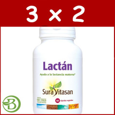 Pack 3x2 Lactan 60 Cápsulas Sura Vitasan