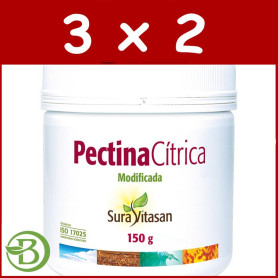 Pack 3x2 Pectina Citrica Modificada 150Gr. Sura Vitasan