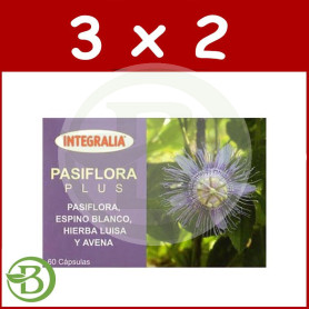 Pack 3x2 Pasiflora Plus 60 Cápsulas Integralia