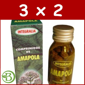 Pack 3x2 Comprimidos de Amapola Integralia