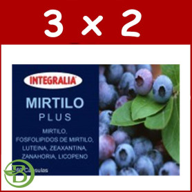 Pack 3x2 Mirtilo Plus Integralia