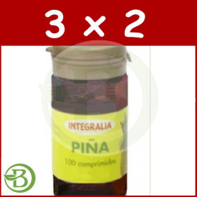 Pack 3x2 Piña 100 Comprimidos Integralia