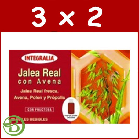 Pack 3x2 Jalea Real con Avena Integralia