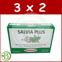 Pack 3x2 Salvia Plus 60 Cápsulas Integralia