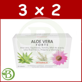 Pack 3x2 Aloe Vera Forte 20 Viales Integralia