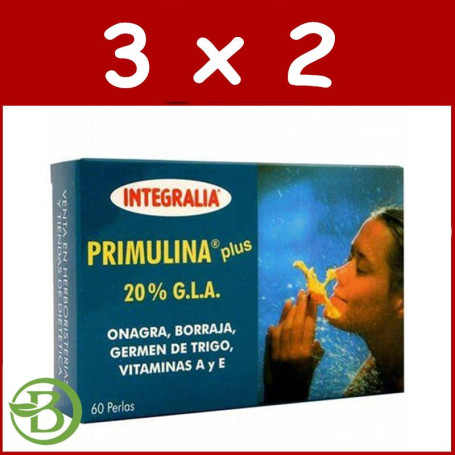 Pack 3x2 Primulina Plus 60 Perlas Integralia