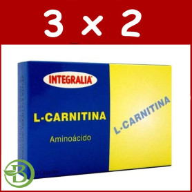 Pack 3x2 Carnitina 60 Cápsulas Integralia