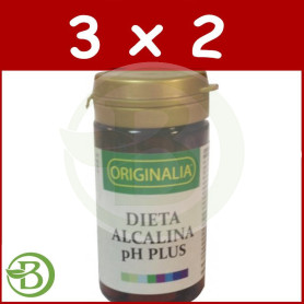 Pack 3x2 Dieta Alcalina Ph Plus Originalia 80 Comprimidos Integralia