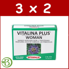 Pack 3x2 Vitalina Plus Woman 30 Capsulas Integralia