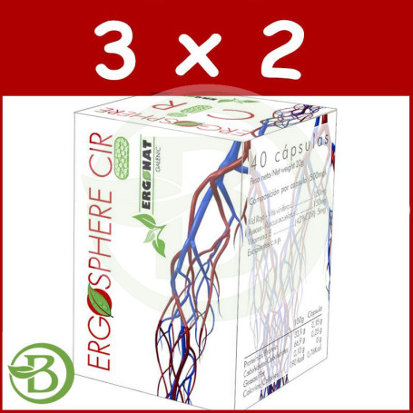 Pack 3x2 Ergosphere Cir 40 Cápsulas Ergonat