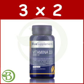 Pack 3x2 Vitamina D3 400Ui 120 Capsulas Ergonat