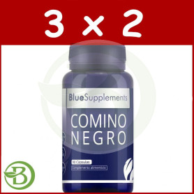 Pack 3x2 Comino Negro 90 Capsulas Ergonat