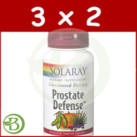 Pack 3x2 Prostate Defense 90 Cápsulas Solaray