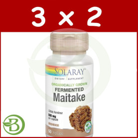 Pack 3x2 Maitake 500Mg. 60 Cápsulas Solaray