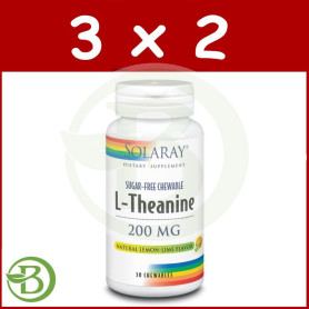 Pack 3x2 Theanine 200Mg. 30 Comprimidos Solaray