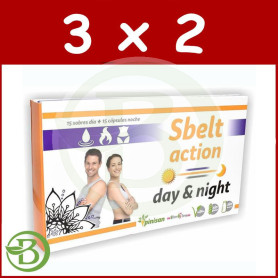 Pack 3x2 Sbelt Action Day & Night 15+15 Pinisan