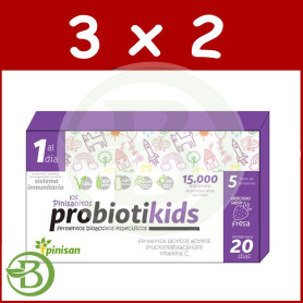 Pack 3x2 Probiotikids 20 Sobres Pinisan