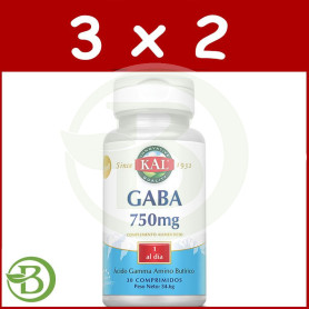 Pack 3x2 Small Gaba 30 Comprimidos Kal