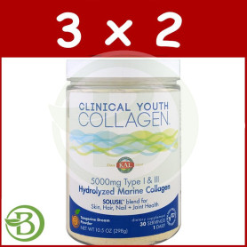 Pack 3x2 Clinical Collagen Type I & Ii 298Gr. Kal