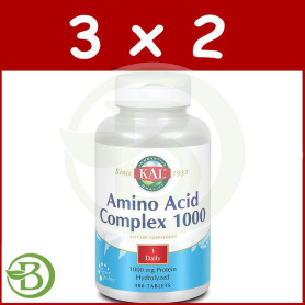 Pack 3x2 Amino Ácido Complex 100 Comprimidos Kal