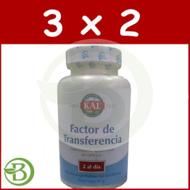Pack 3x2 Factor de Transferencia 60 Cápsulas KAL