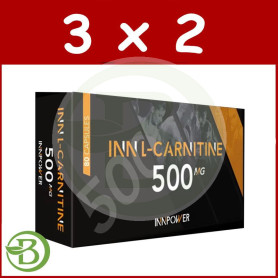 Pack 3x2 L-Carnitine 80 Capsulas Innpower