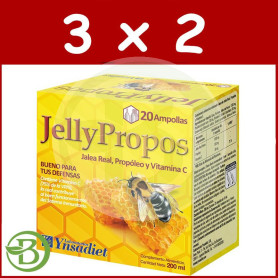 Pack 3x2 Jelly Propos 1.500Mg. 20 Ampollas Ynsadiet