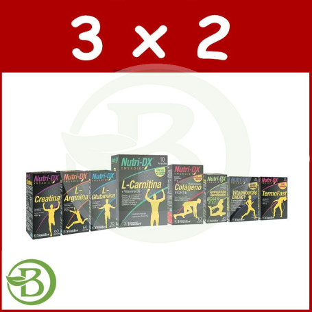 Pack 3x2 Nutri Dx Aminoácidos Ramificados 40 Comprimidos Ynsadiet