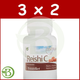 Pack 3x2 Zentrum Reishi 60 Cápsulas Ynsadiet