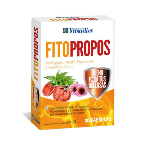 Fitopropos + Echinacea Caja De 30 Cápsulas Vegetales Ynsadiet