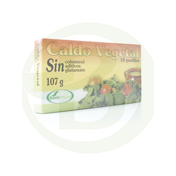 Caldo Vegetal 10 Pastillas Soria Natural