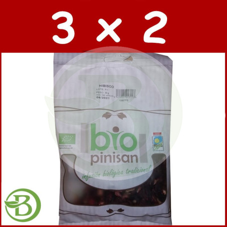 Pack 3x2 Hibisco Bio 30Gr. Pinisan