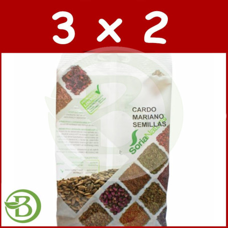 Pack 3x2 Cardo Mariano Semillas Bolsa Soria Natural