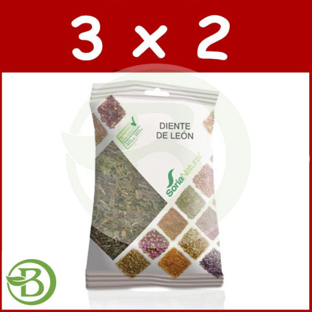 Pack 3x2 Diente de León Bolsa 40Gr. Soria Natural