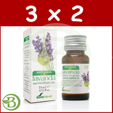 Pack 3x2 Aceite Esencial de Lavanda Soria Natural