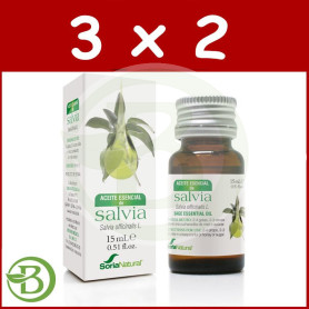 Pack 3x2 Aceite Esencial de Salvia Soria Natural