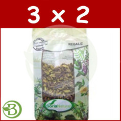 Pack 3x2 Regaliz Bolsa 60Gr. Soria Natural